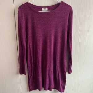 Long Purple Shirt/ Size is Large